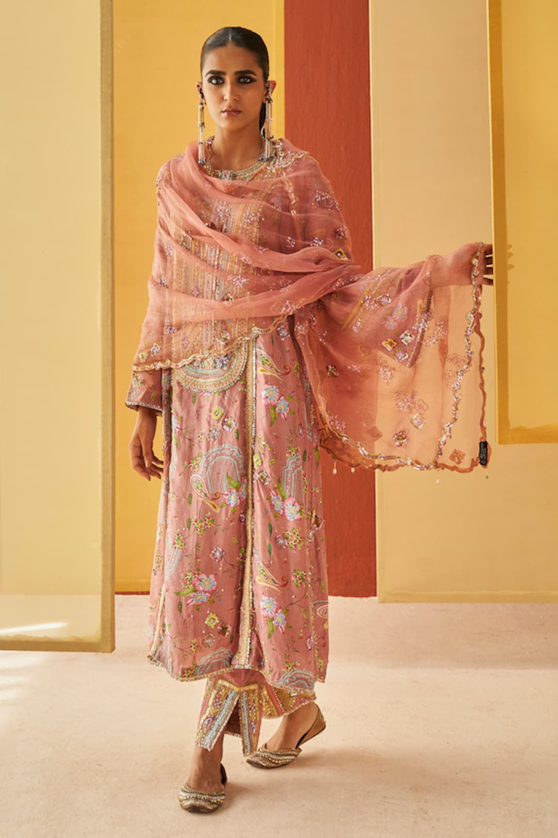 Priyanka Singh Resham & Zardozi Embroidered Kurta Salwar Set