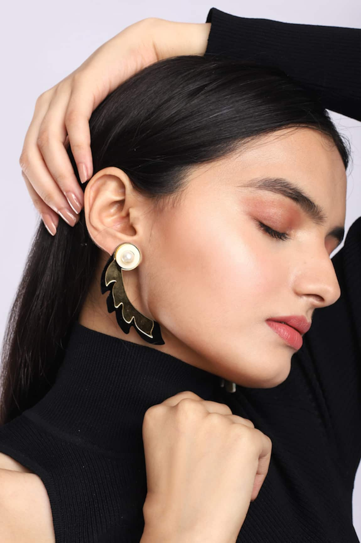 The YV Brand by Yashvi Vanani The Phoenix Wing Stud Earrings