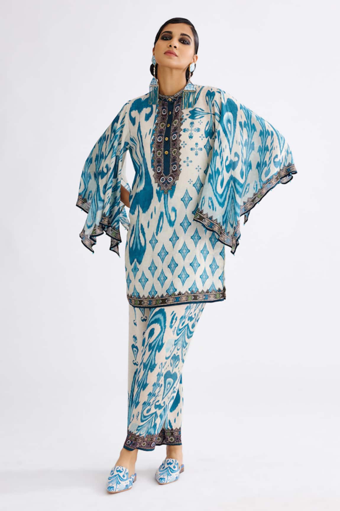 Rajdeep Ranawat Nylla Abstract Print Tunic 
