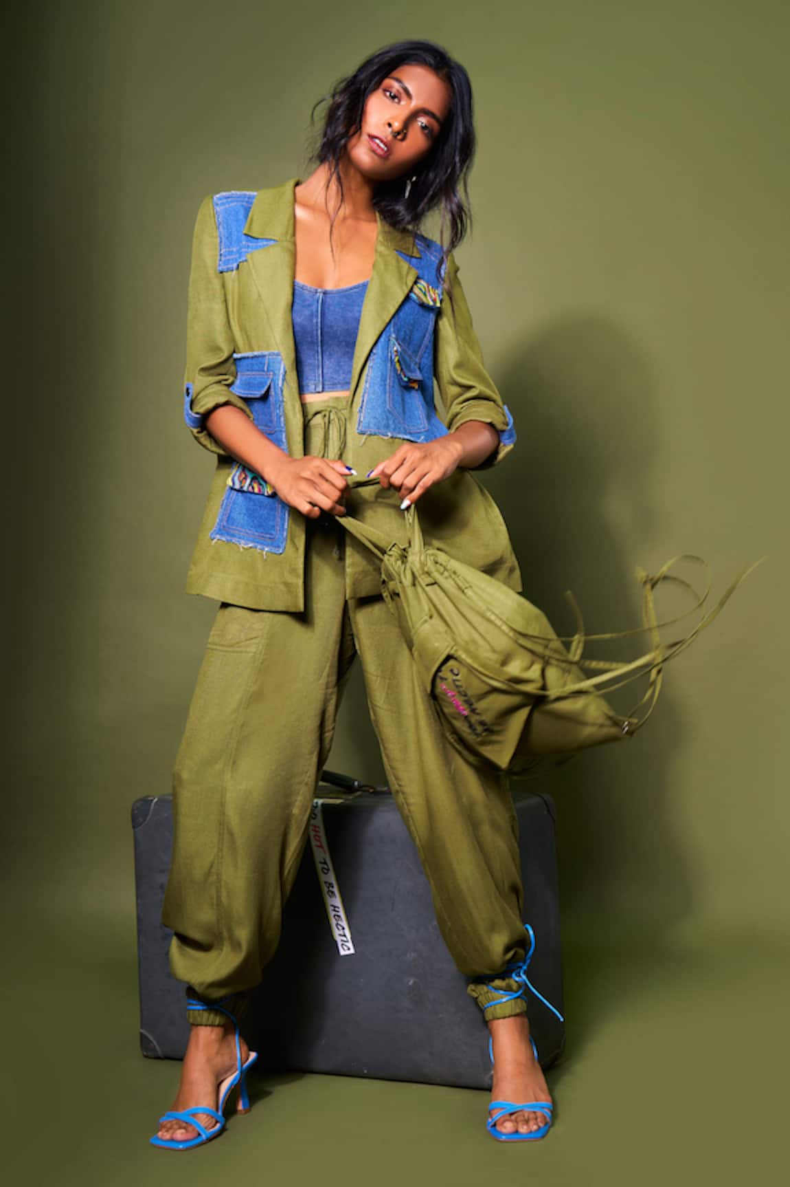 Style Junkiie Patched Panel Jacket 