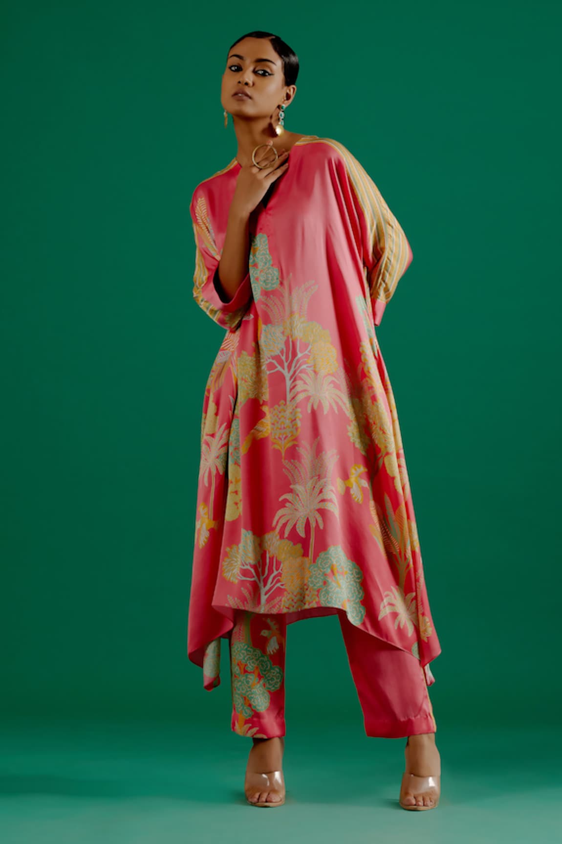 Sitaraa Mohak Garden Print Kurta With Pant