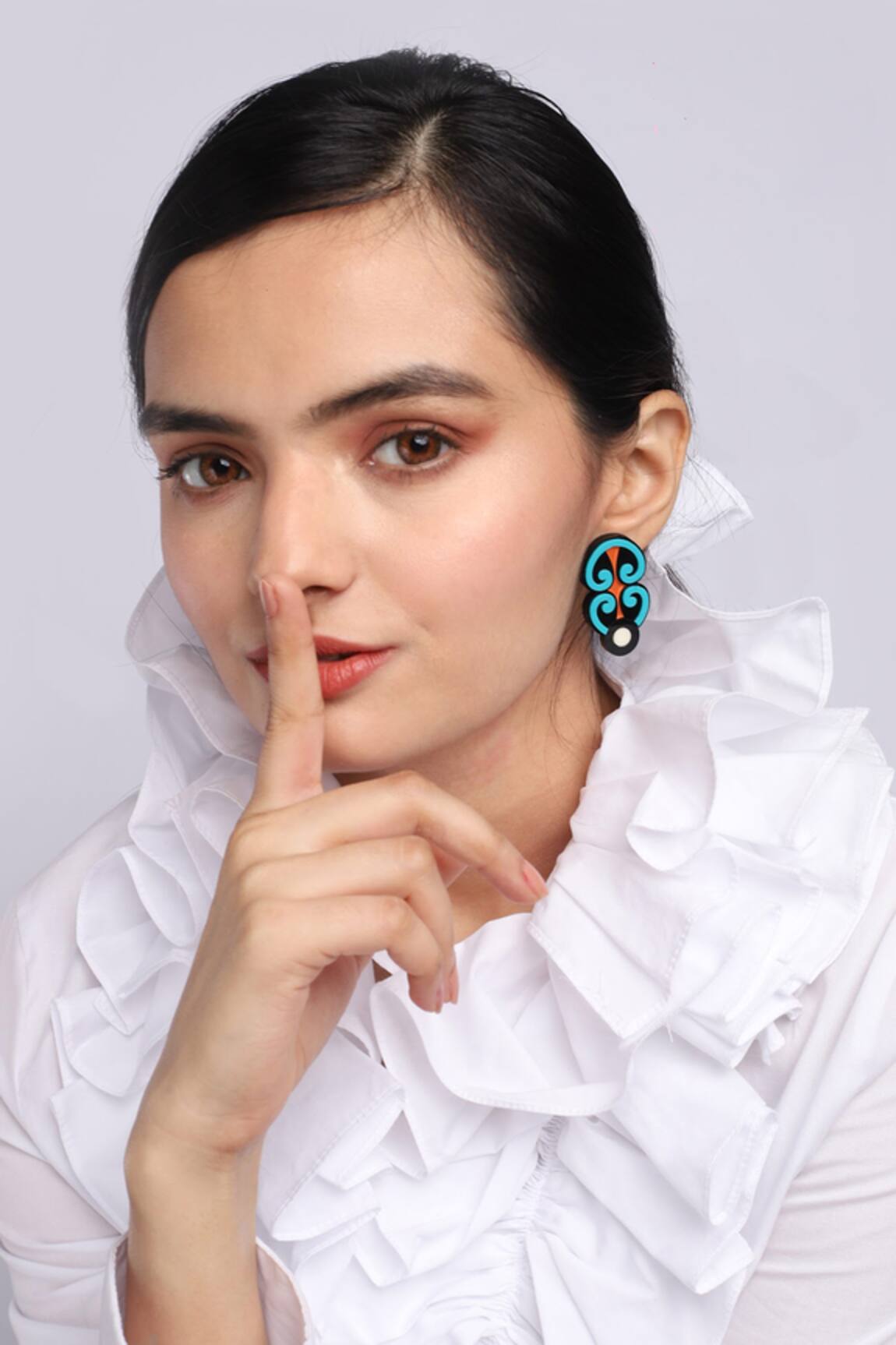 The YV Brand by Yashvi Vanani The Crown Stud Earrings