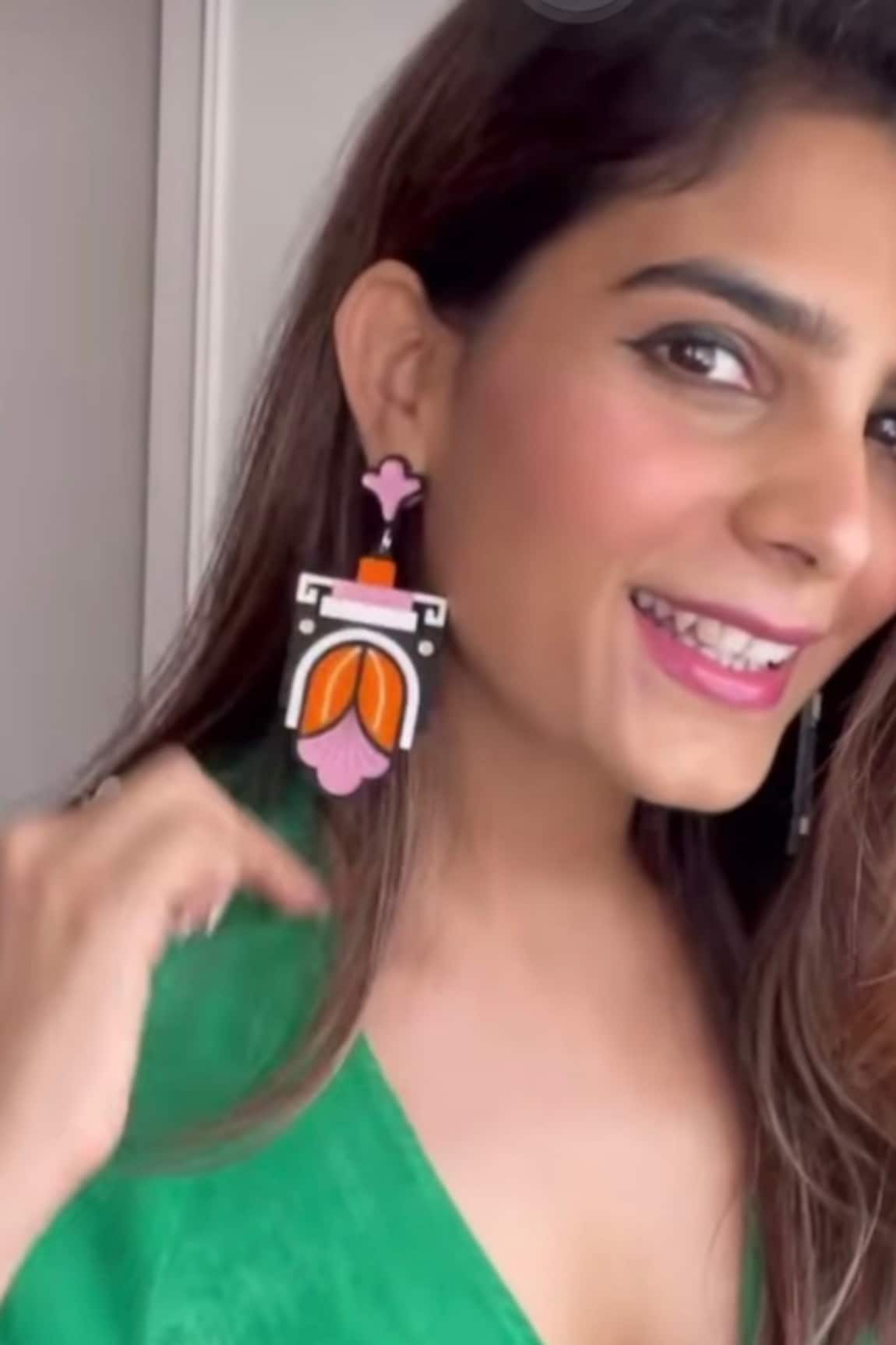 The YV Brand by Yashvi Vanani The Ancient Tulip Dangler Earrings