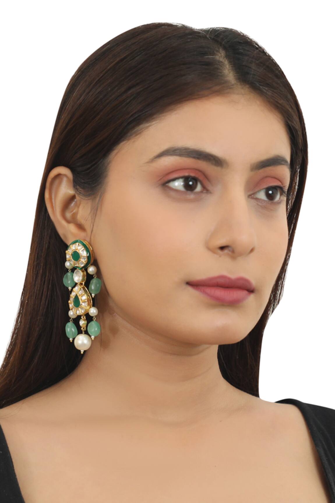 Riana Jewellery Bead Drop Dangler Earrings 