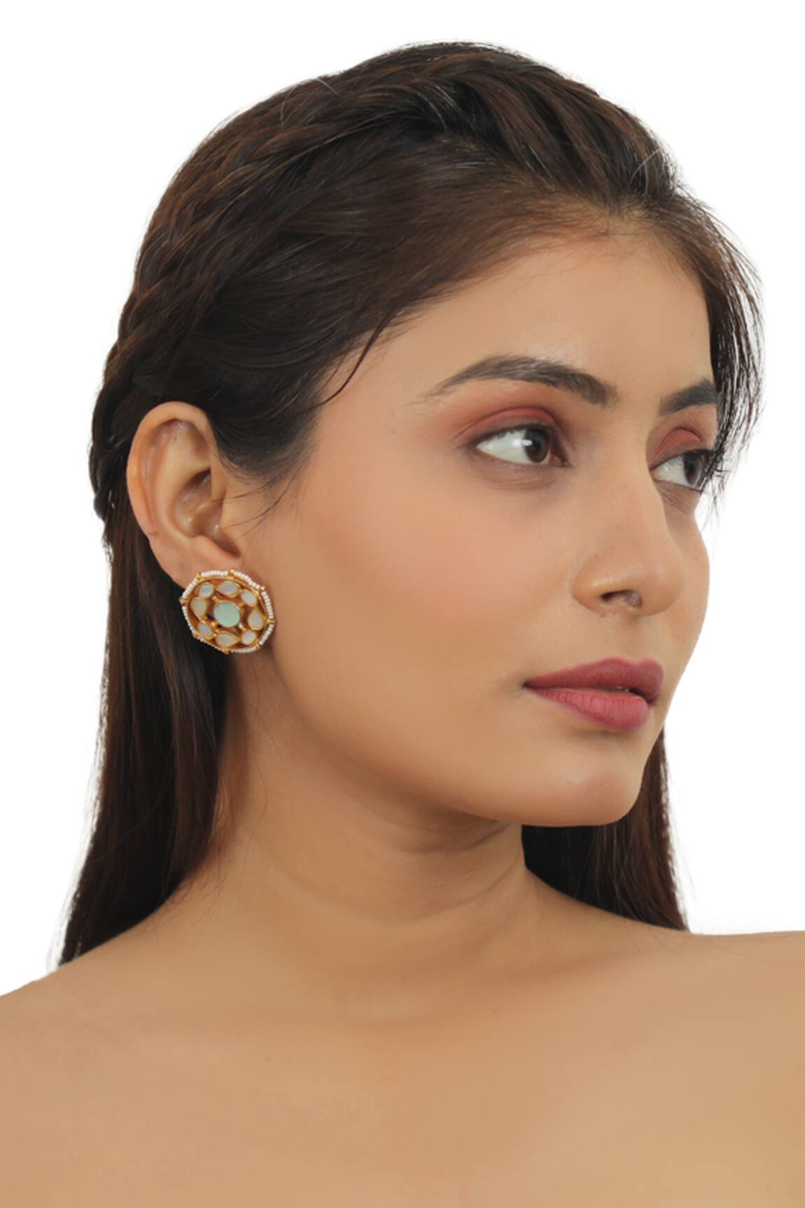 Riana Jewellery Circular Studs 