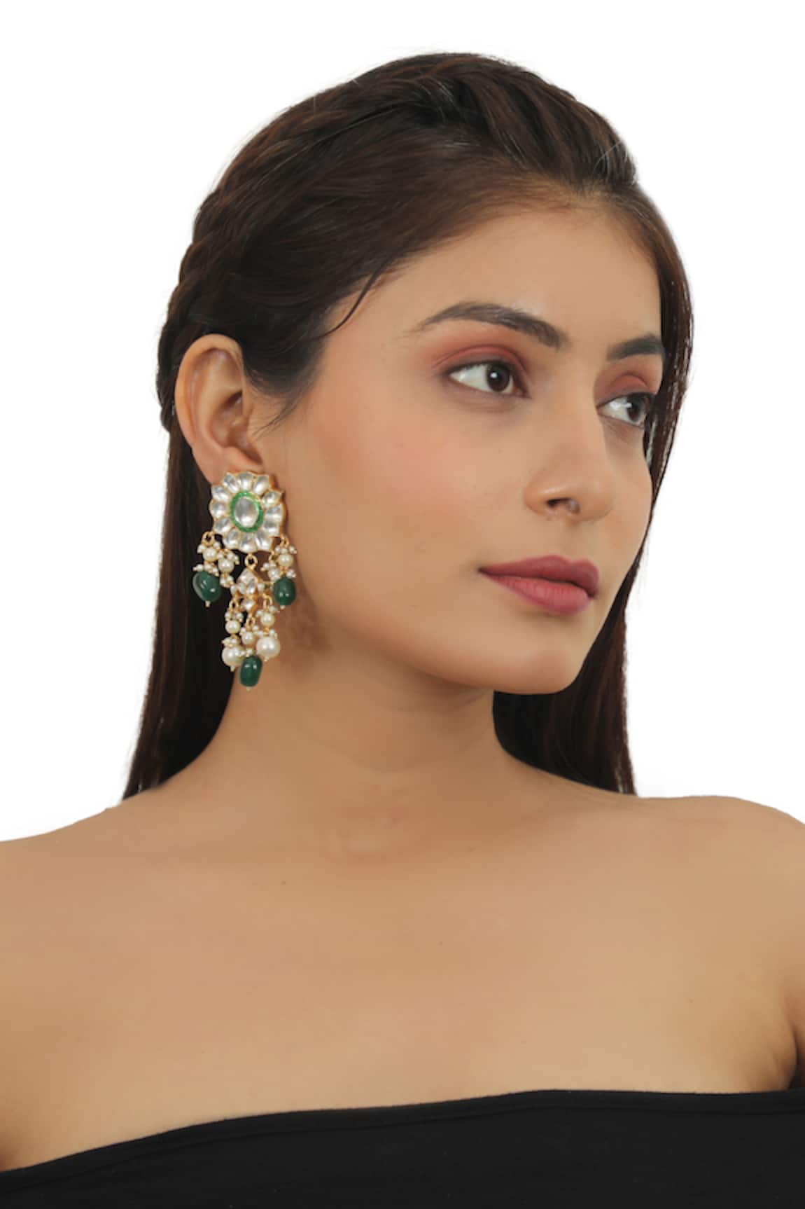 Riana Jewellery Bead Drop Dangler Earrings 