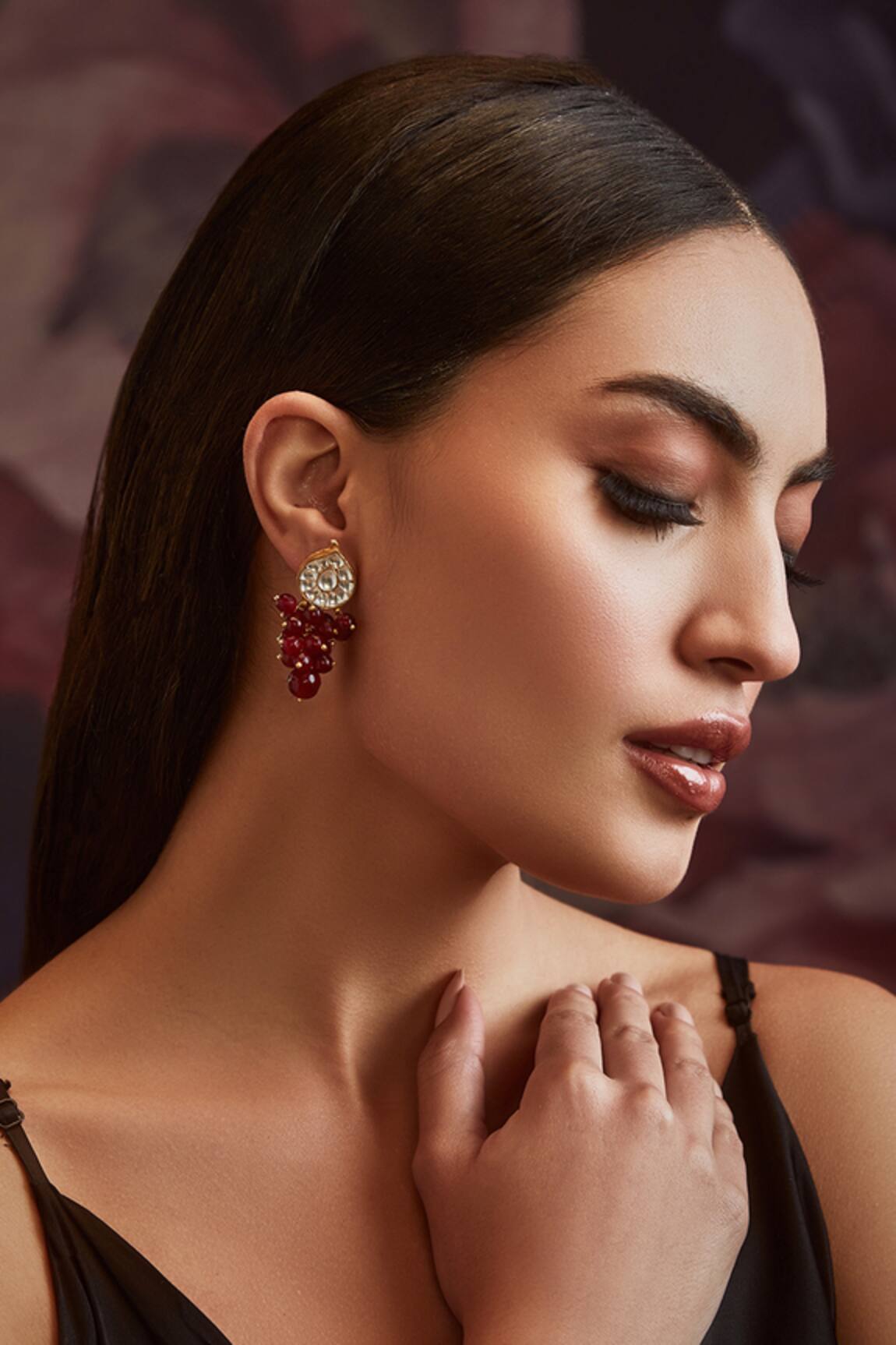 Paisley Pop Polki Danglers And Drops