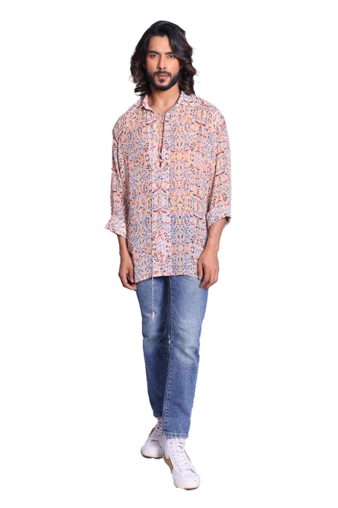 Debarun Theo Floral Print Shirt