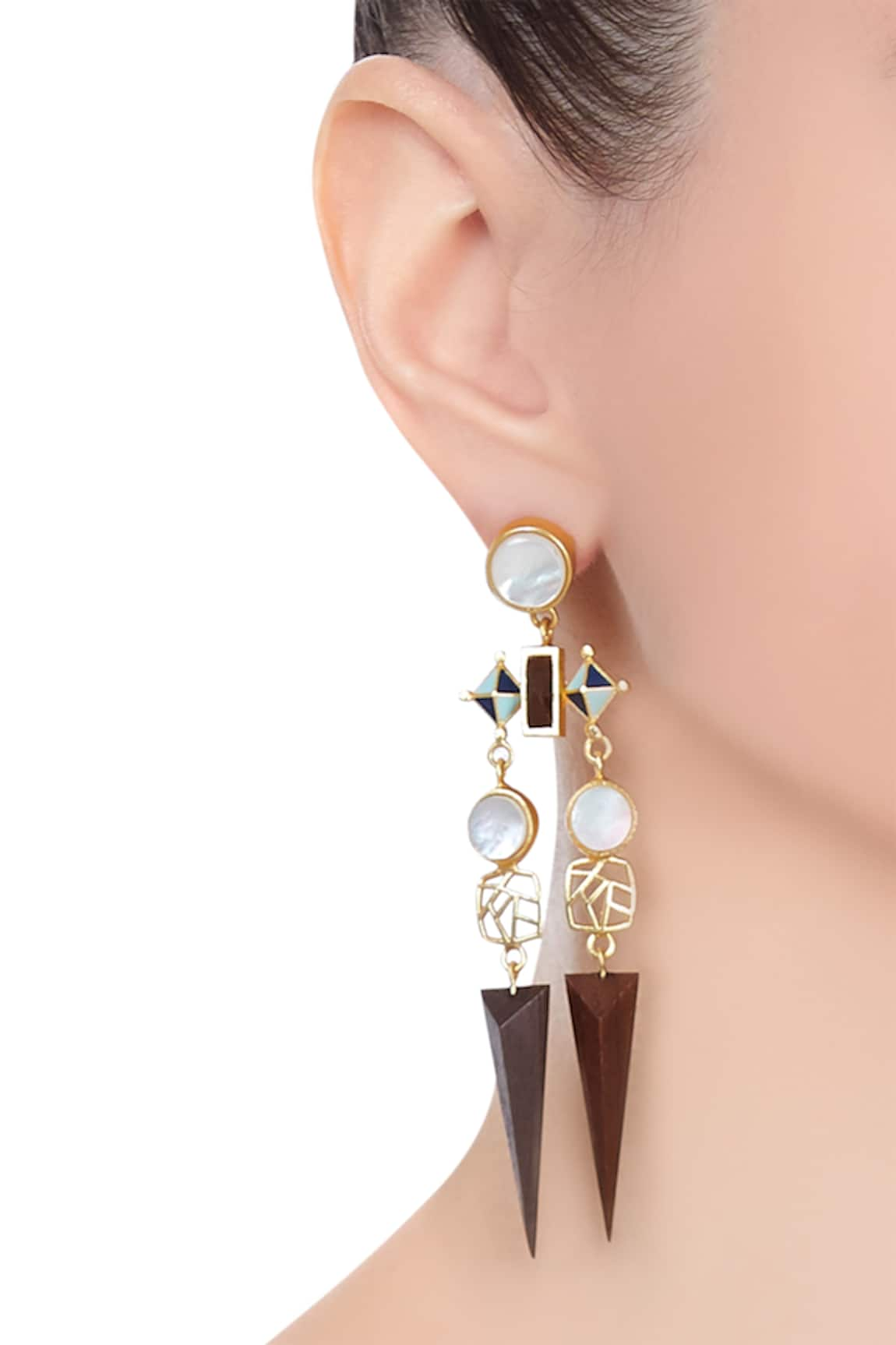 Madiha Jaipur Handcrafted armory earrings