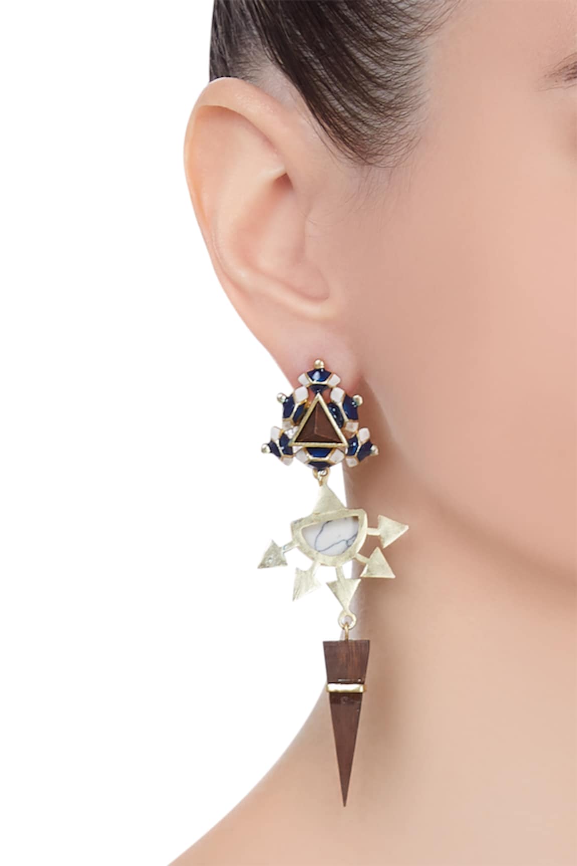 Madiha Jaipur Handcrafted egyptian inspired earrings