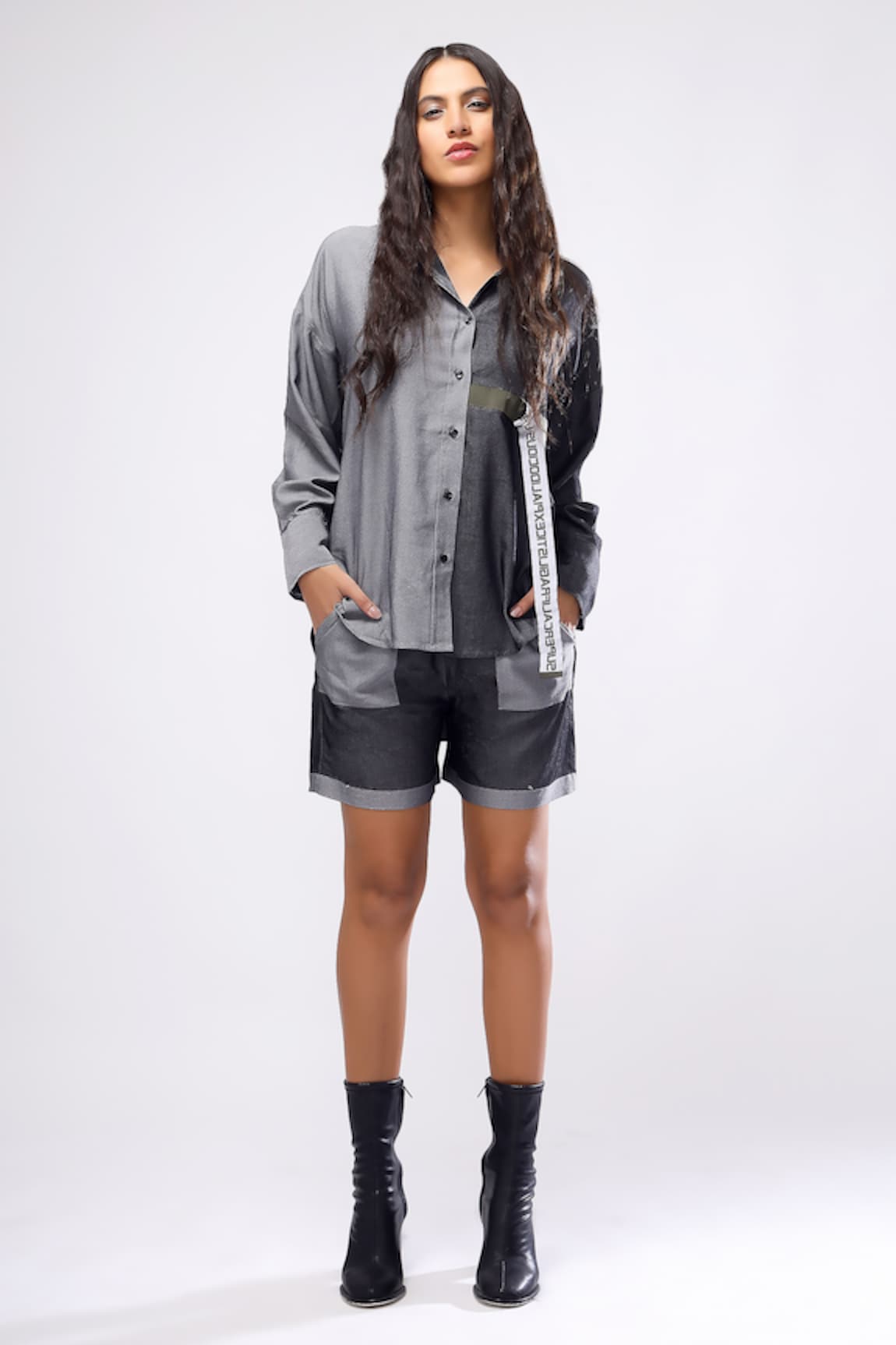 Scribbology Superlife Colorblock Shirt & Shorts Set