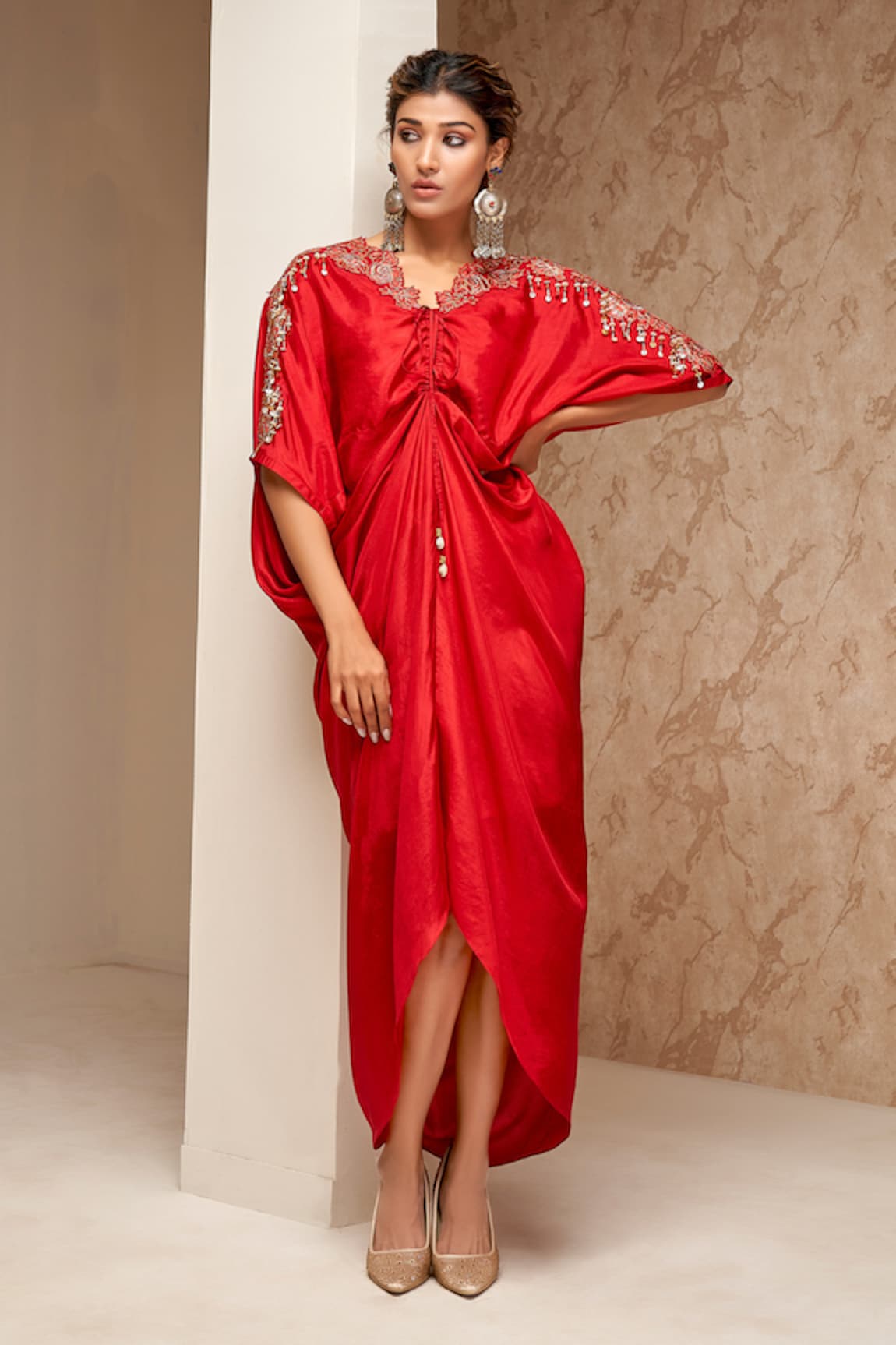 Aditi Somani Cutwork Embroidered Kaftan