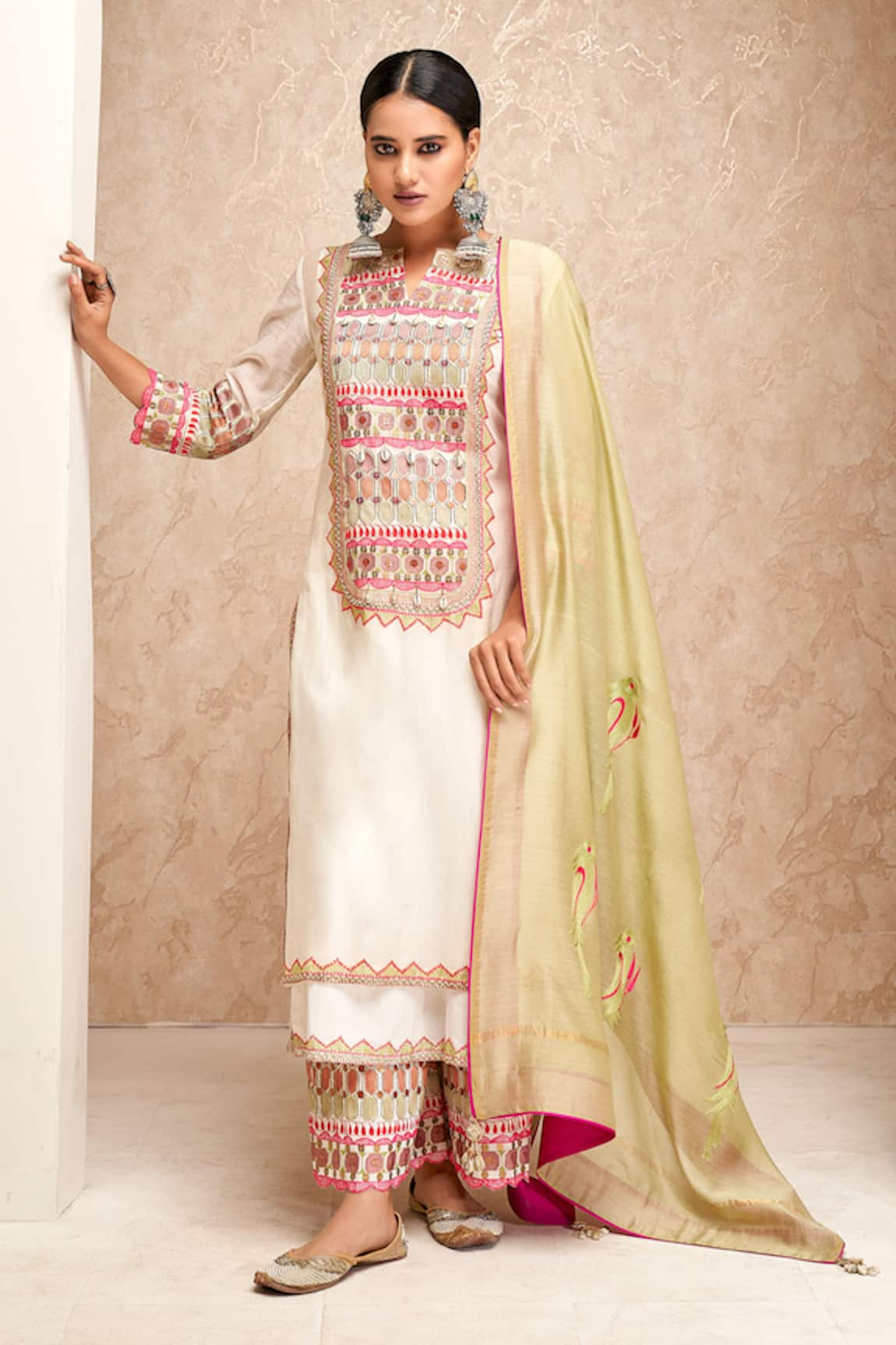 Aditi Somani Embroidered Kurta Pant Set