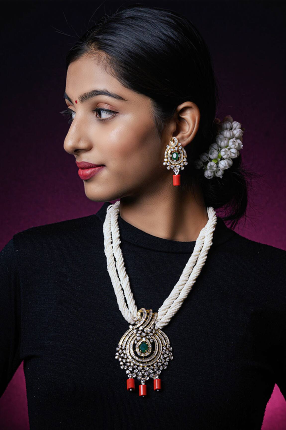 Tizora Multistrand Beaded Necklace Set