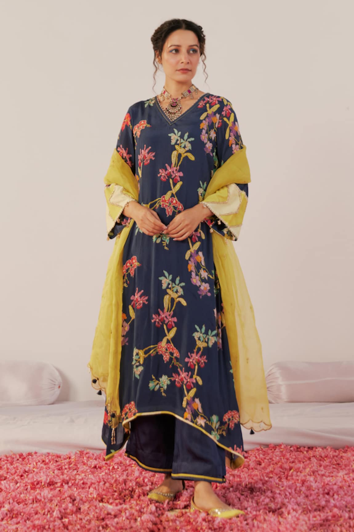 172 THREADS Floral Kurta Pant Set