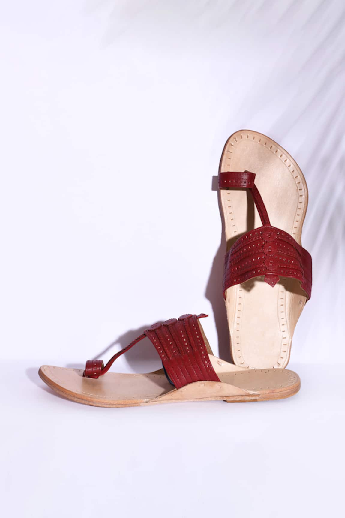 IraSoles Gogo Pure Leather Kolhapuri Sandals