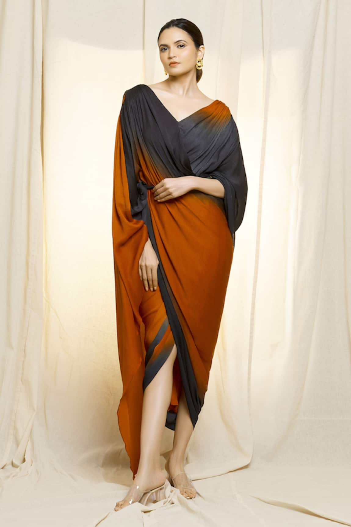 Vivek Patel Draped Dress