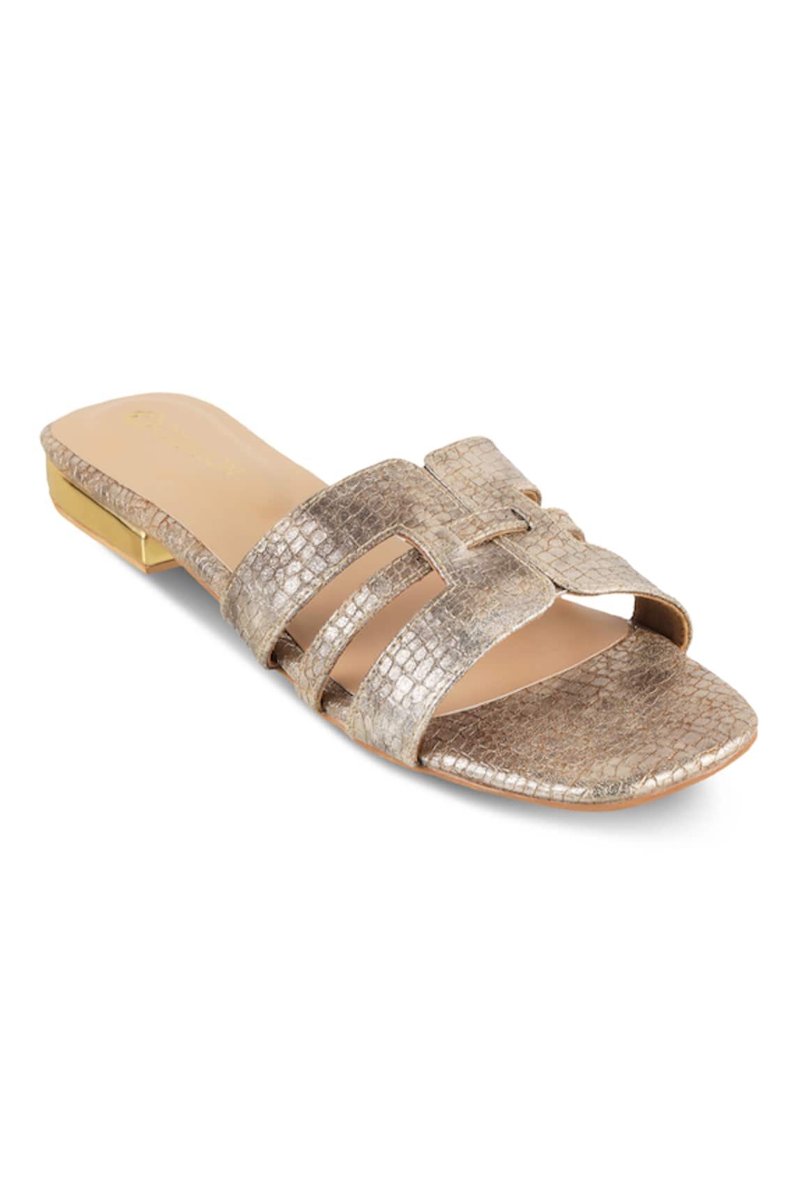 Crimzon Sierra Metallic Sandals