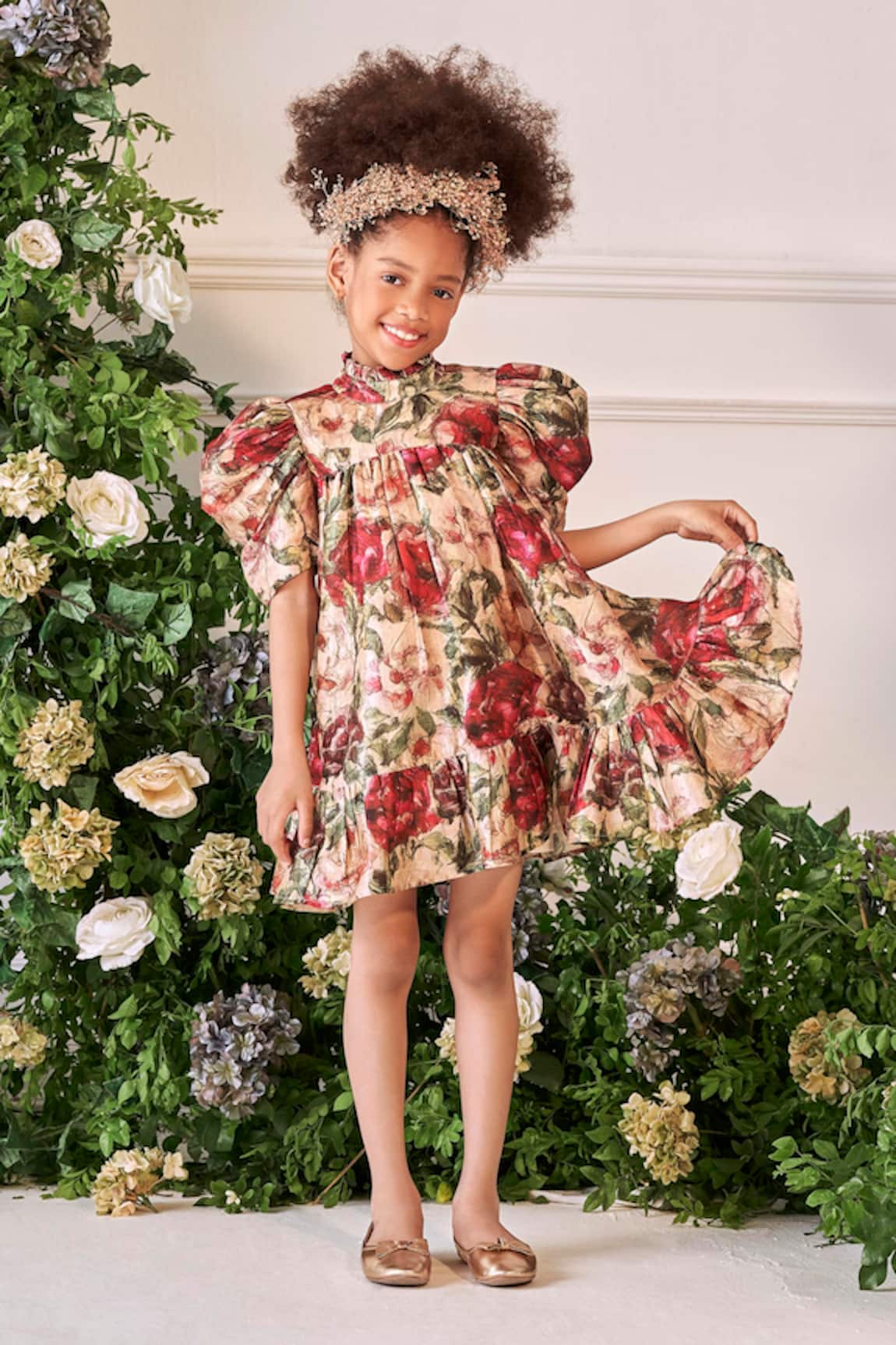 Jasmine And Alaia Betty Floral Pattern Dress
