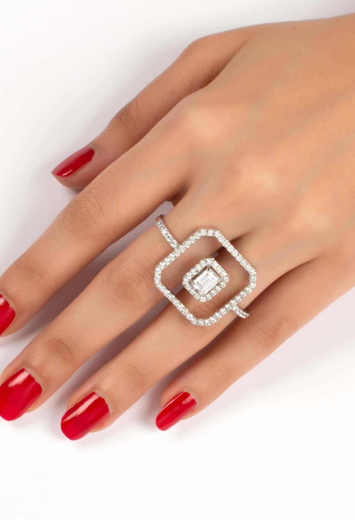 Solasta Jewellery The Square Story Ring