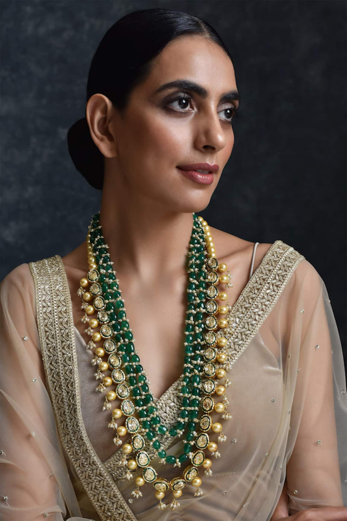 Pearl jewellery in hot sale lalitha jewellery