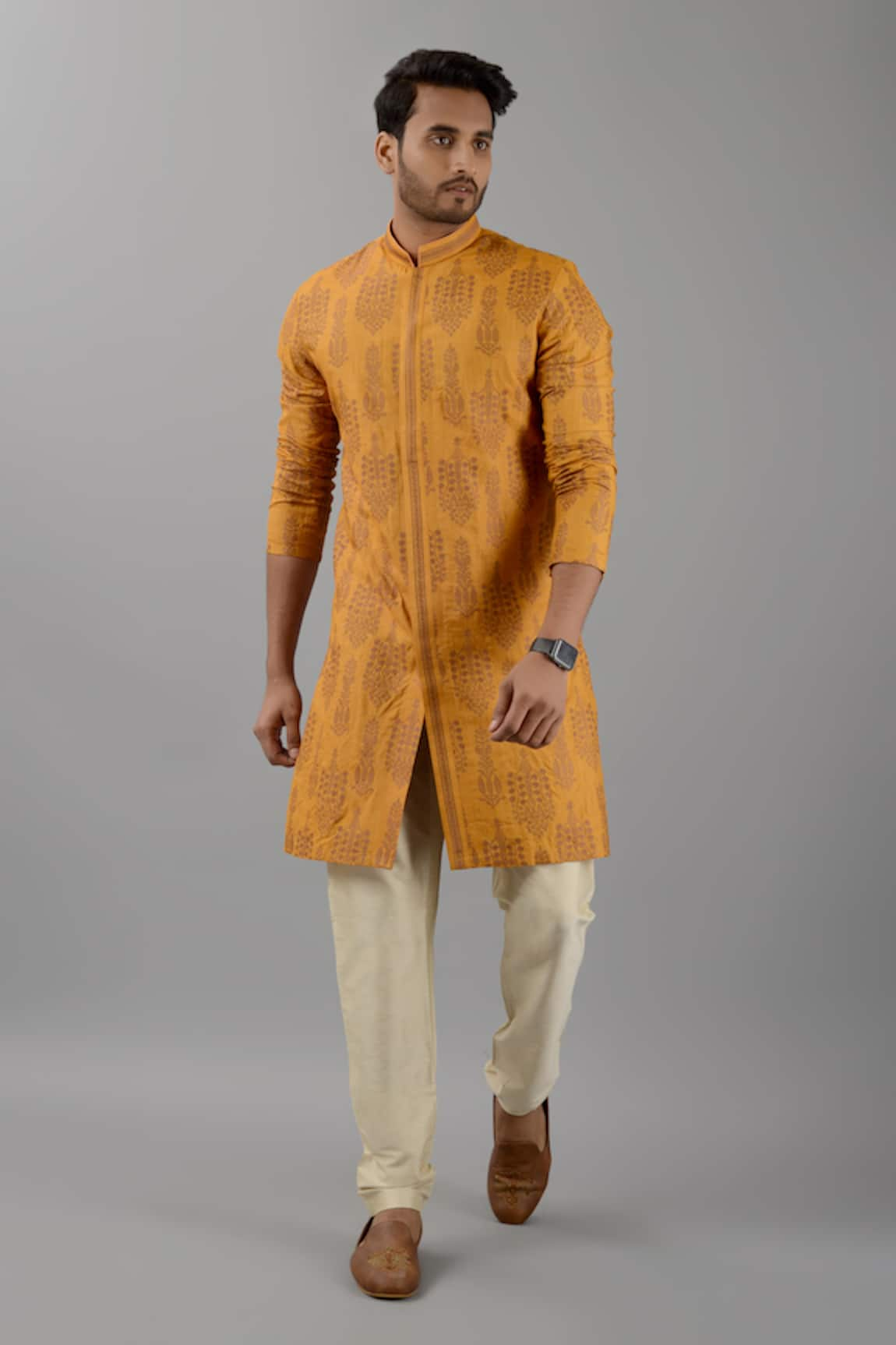 Siddhesh Chauhan Embroidered Kurta & Pant Set