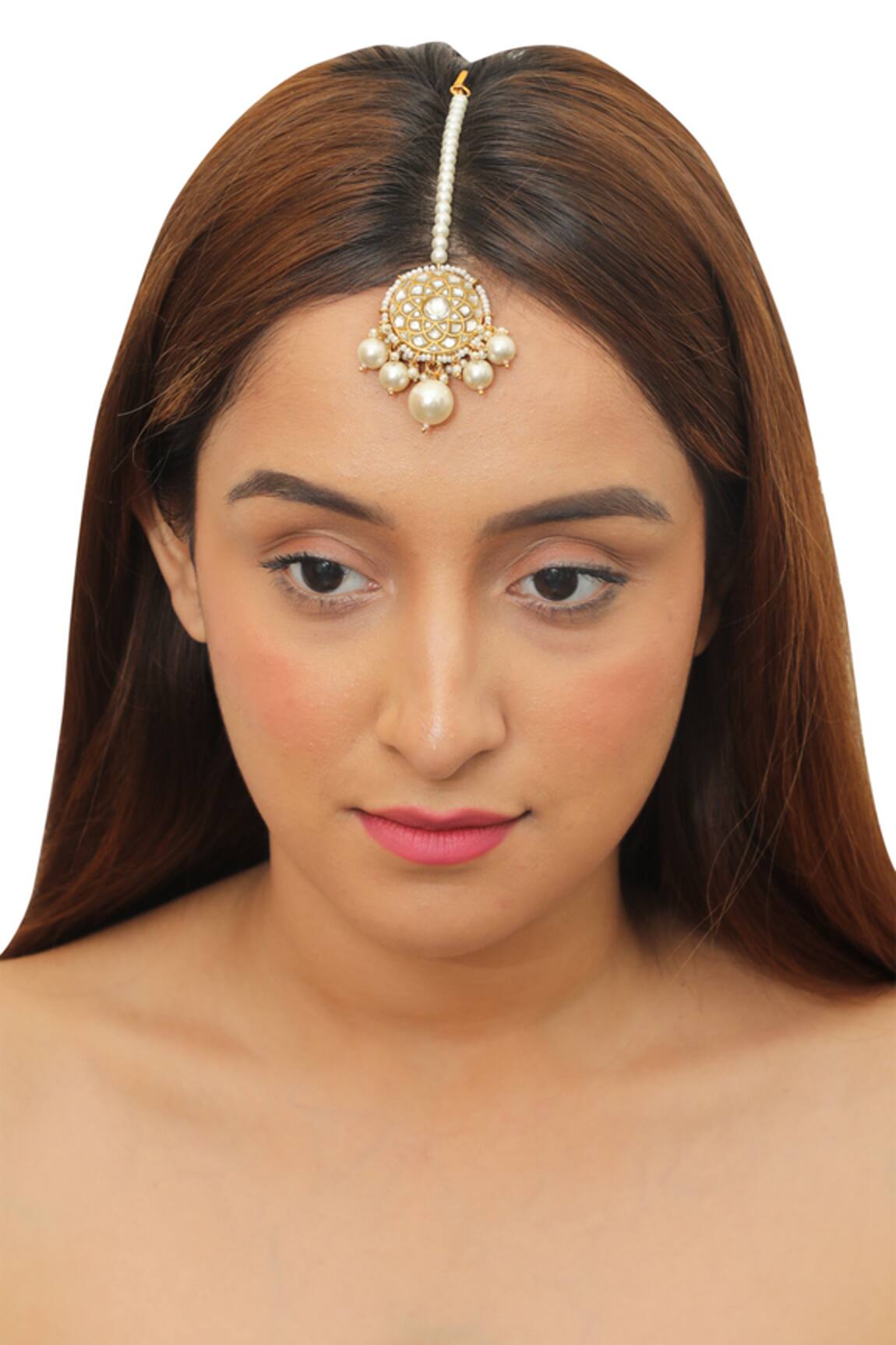 Riana Jewellery Bead Drop Maangtikka 