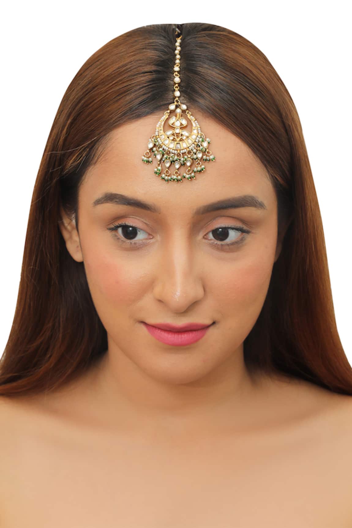 Riana Jewellery Bead Drop Maangtikka