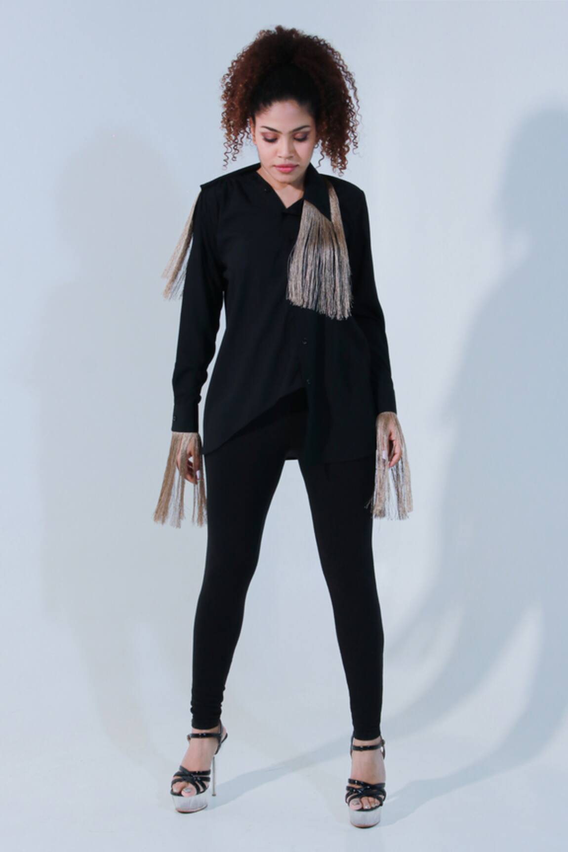 Echke Tassel Embellished Shirt