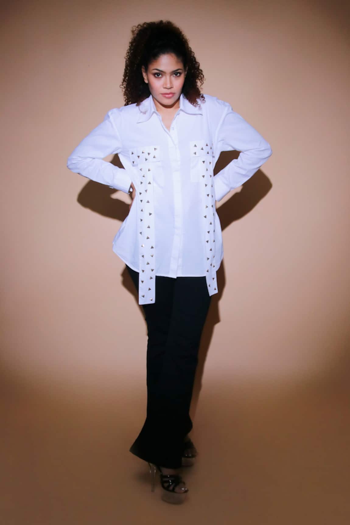 Echke Stud Embellished Shirt 