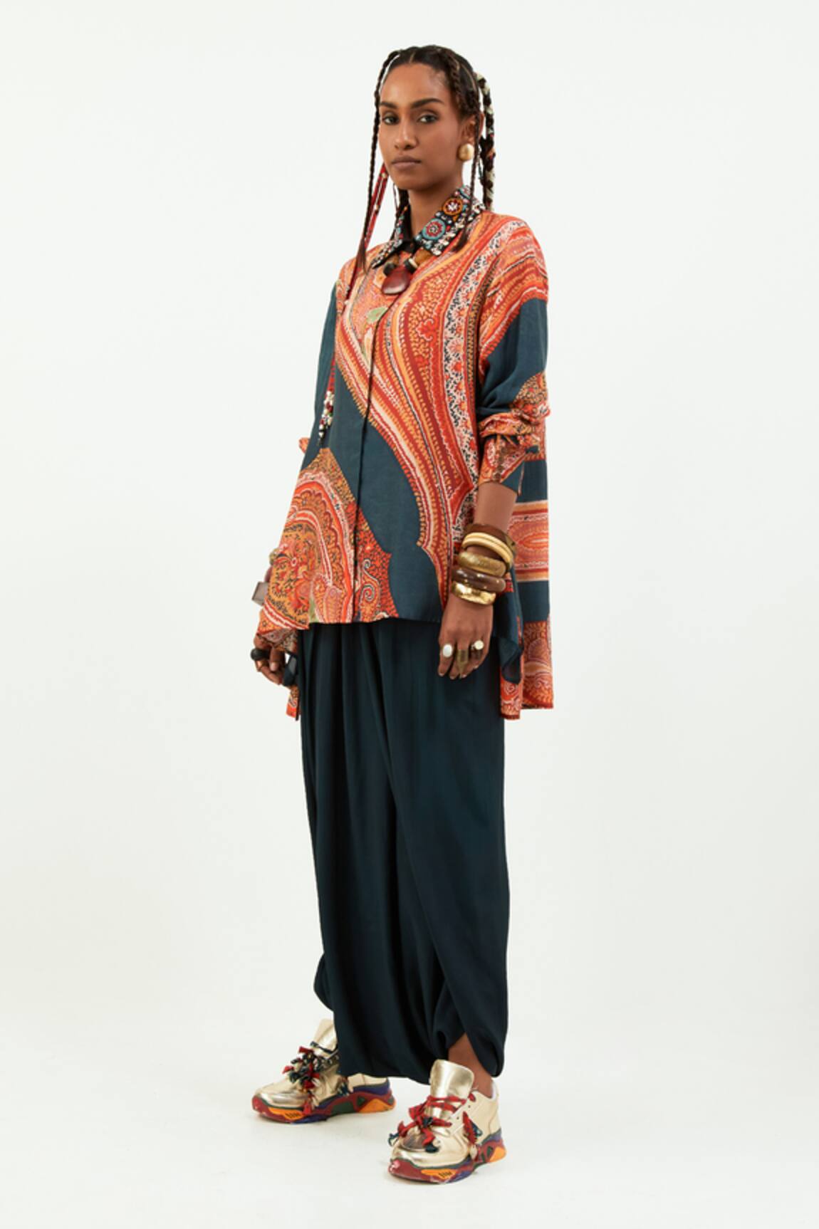 Aseem Kapoor Atri Paisley Print Shirt 