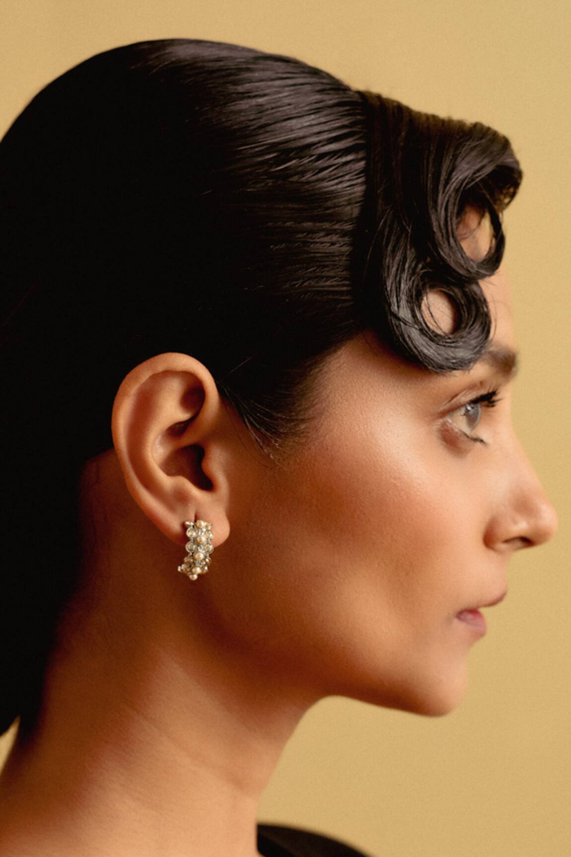 ESME Sweet Magnolia Swarovski Embellished Earrings 