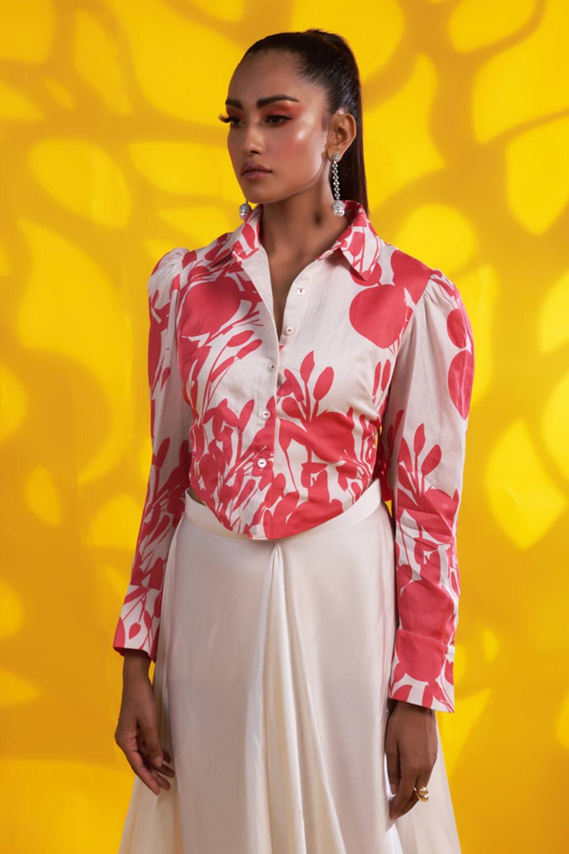 JYOTI SACHDEV IYER Tasseled Printed Shirt 