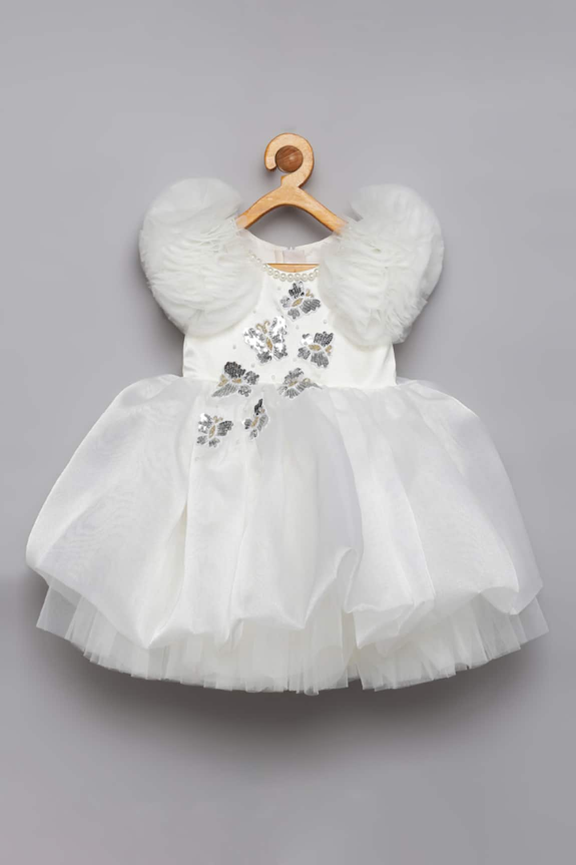 Tutus by Tutu Butterfly Embroidered Fit & Flare Dress