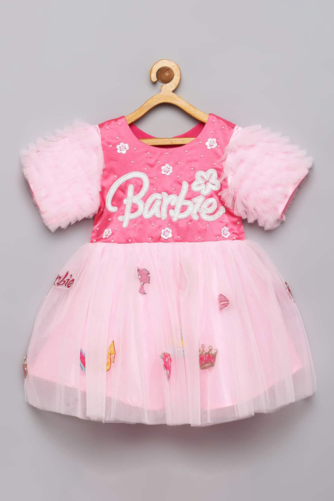 Tutus by Tutu Barbie Embroidered Dress