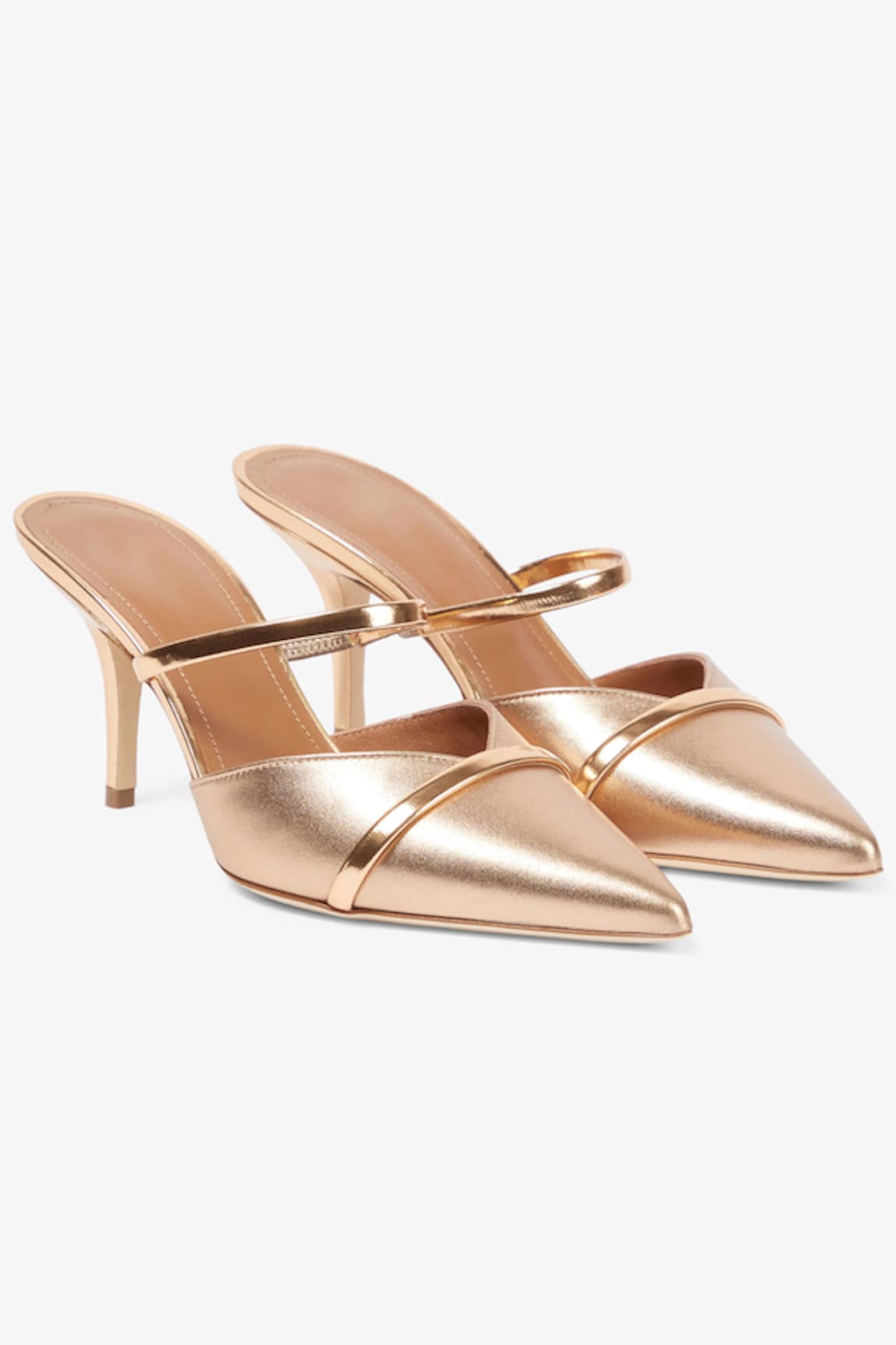 Sephyr Aurelia Metallic Pointed Toe Heels