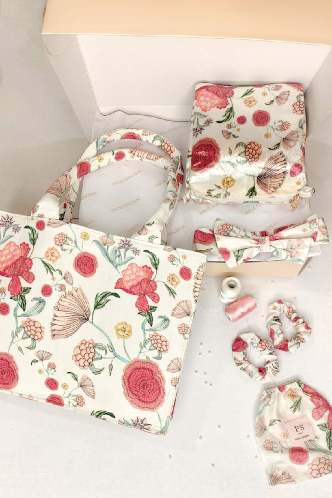PS Accessories by Payal Singhal Gulbagh Flower Print Gift Hamper