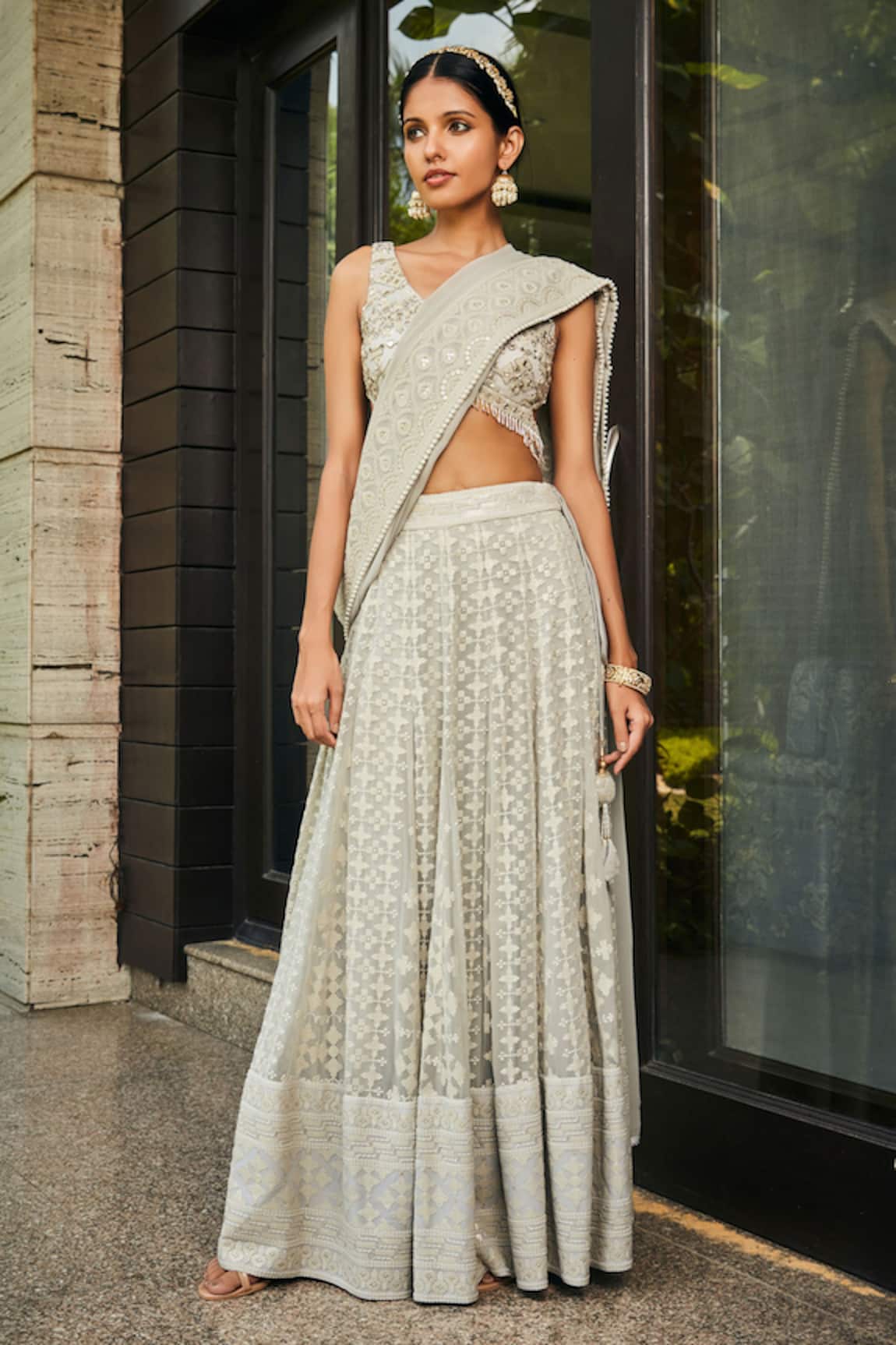 Bohame Kaeya Embroidered Lehenga Set