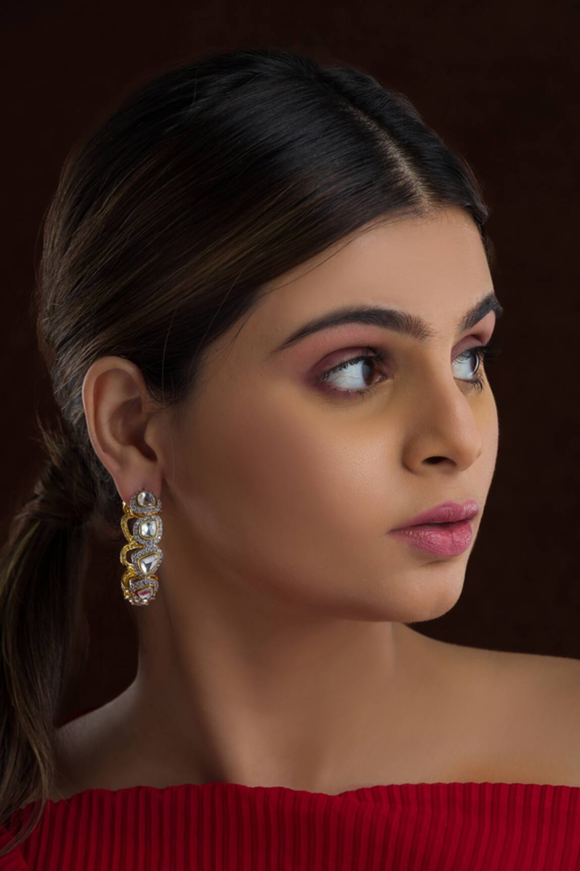 Vasundhara Cubic Zirconia Embellished Earrings