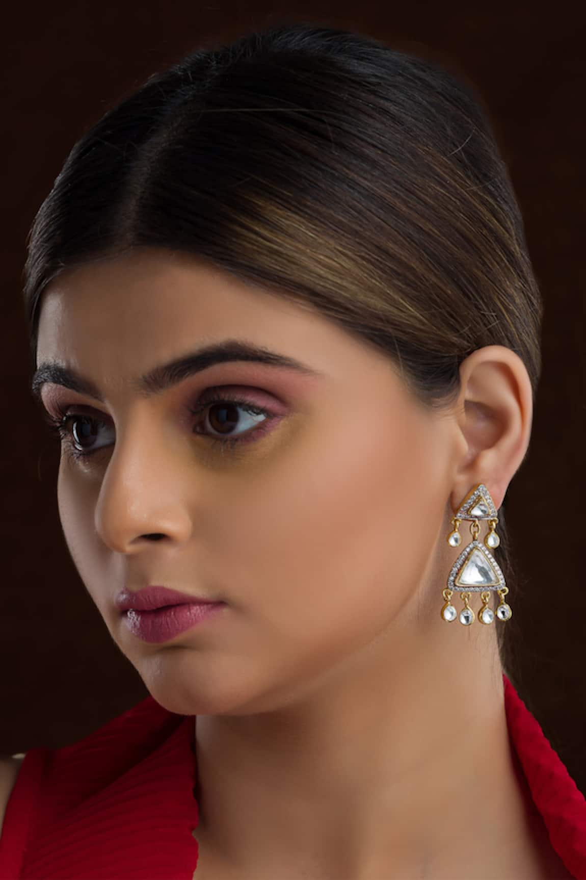 Vasundhara Stone Drops Earrings