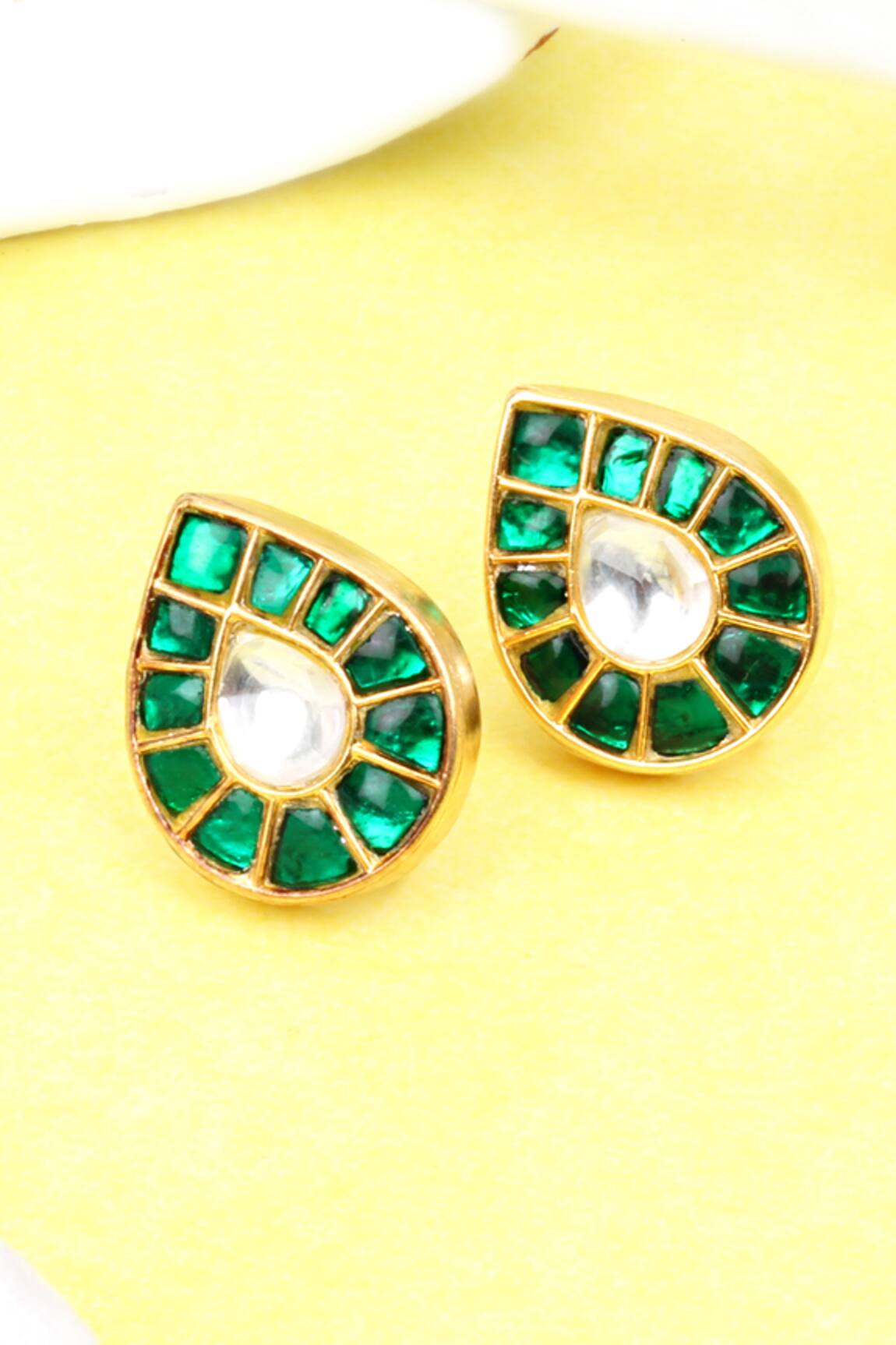 Sangeeta Boochra Kundan Embellished Handcrafted Earrings