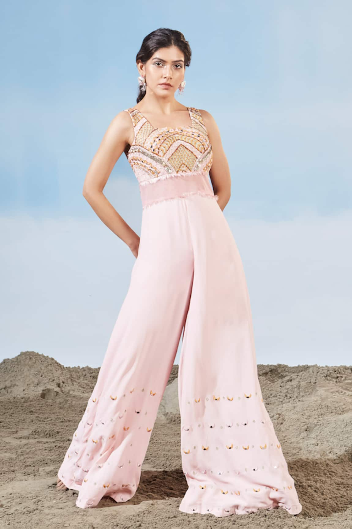 Siyona by Ankurita Embroidered Jumpsuit