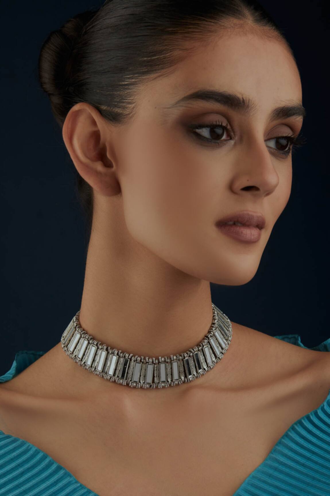 House Of Tuhina Mirror Qabeela Choker