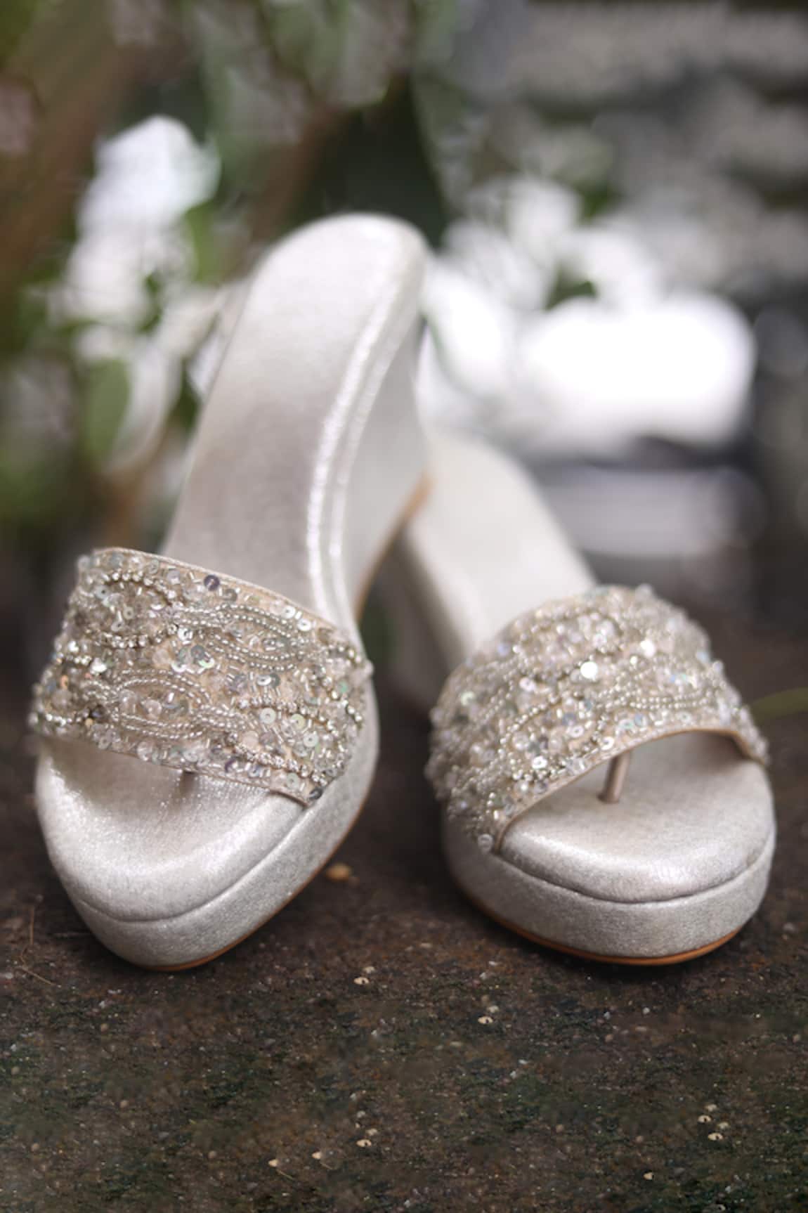 Foot Fuel Dulari Embellished Wedges 