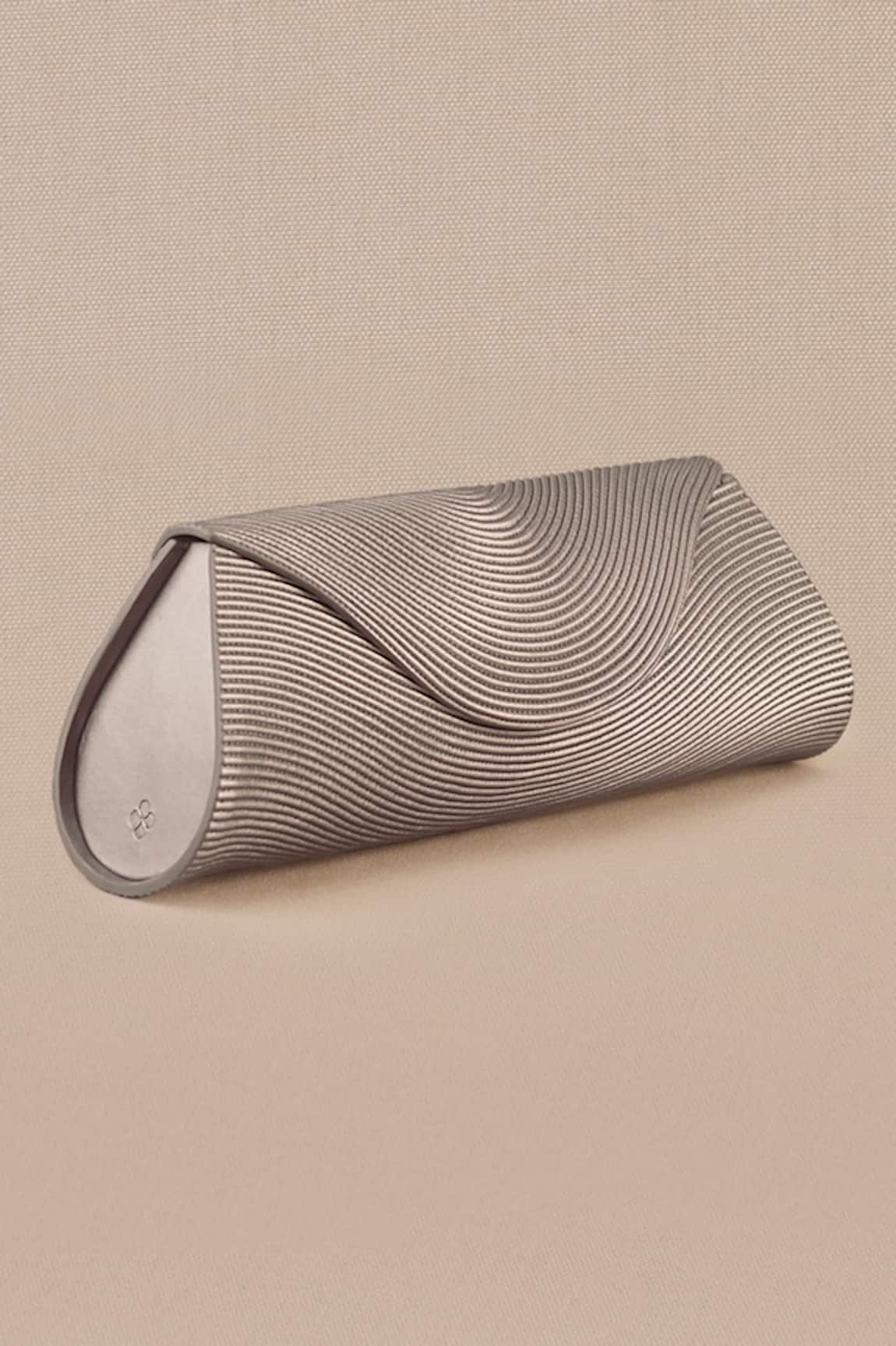 Ampm Ida Corded Faux Leather Clutch