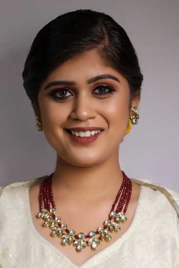 Ishhaara Scarlet Beaded Polki Necklace Set 