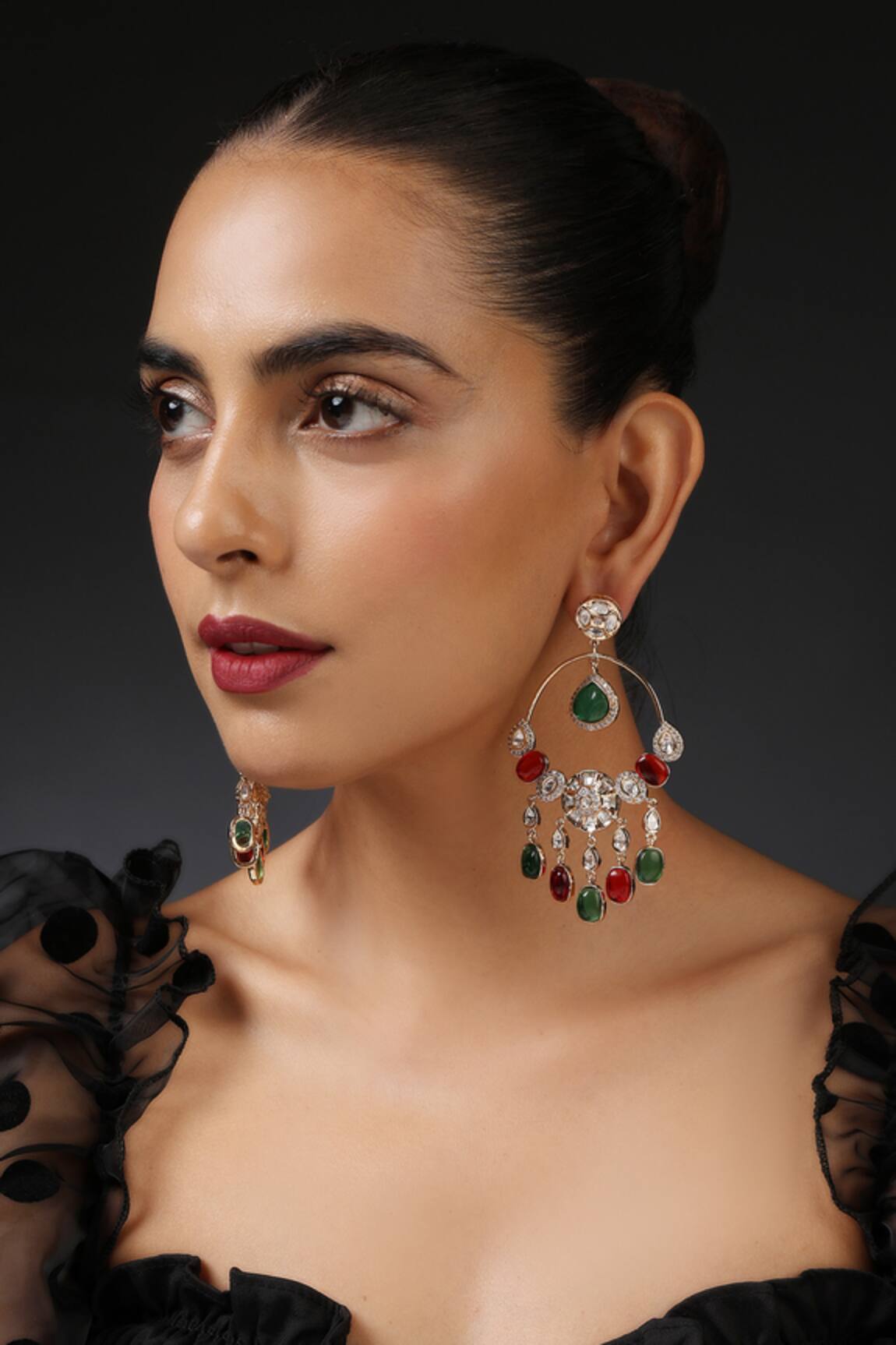 Swabhimann Polki Embellished Earrings 