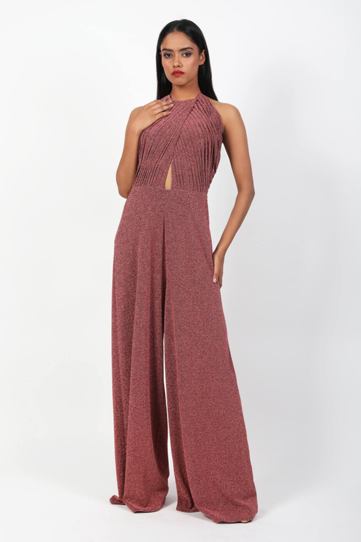 Swatee Singh Criss Cross Draped Jumpsuit