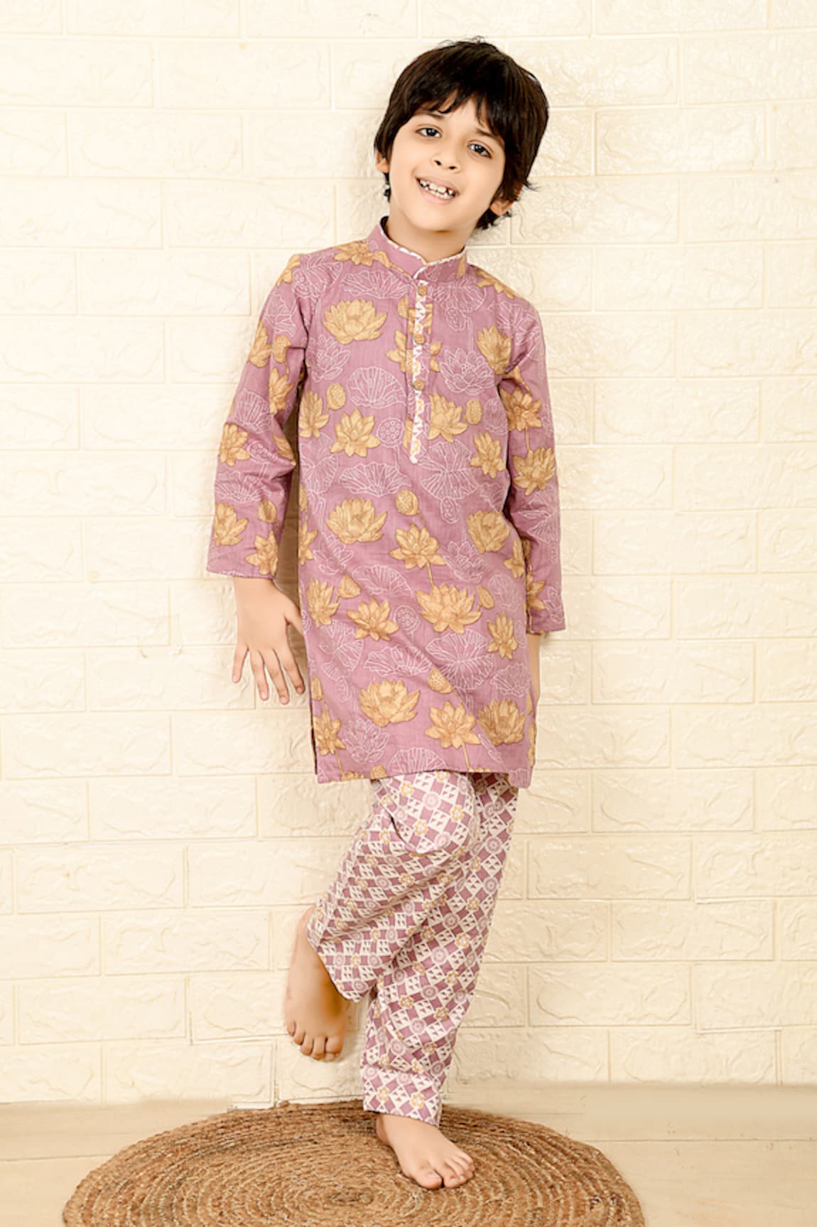 The Plum Bum Cotton Printed Kurta Set