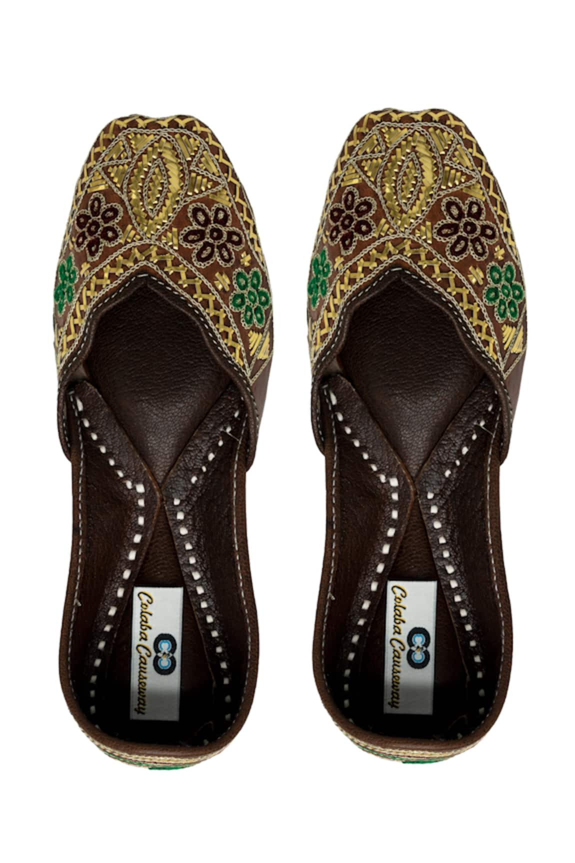 Colaba Causeway Celosia Hand Embroidered Juttis